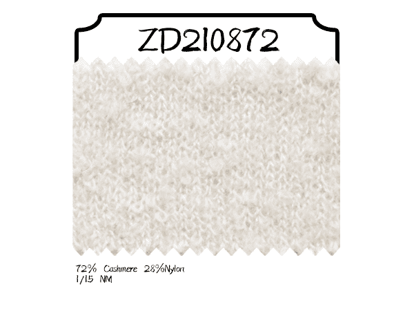 72% Cashmere 28% Nylon 圈圈纱