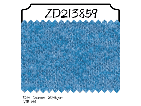 72% Cashmere 28% Nylon 圈圈纱