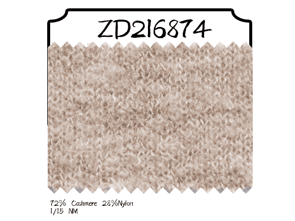 72% Cashmere 28% Nylon 圈圈纱